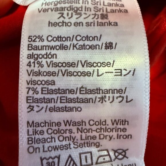 J.Crew Kallie Pant Red Straight Leg Ankle Pants Flat Front Womens Size 6 NWT - Picture 6 of 9